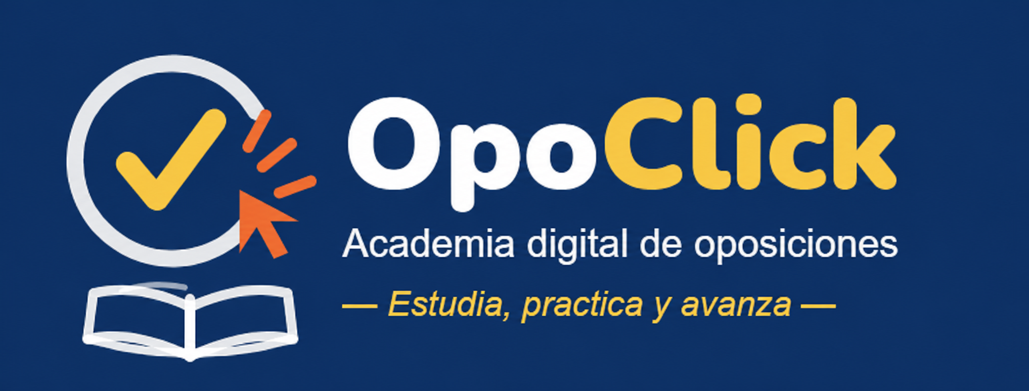 OpoClick · Academia digital de oposiciones · Estudia, practica y avanza